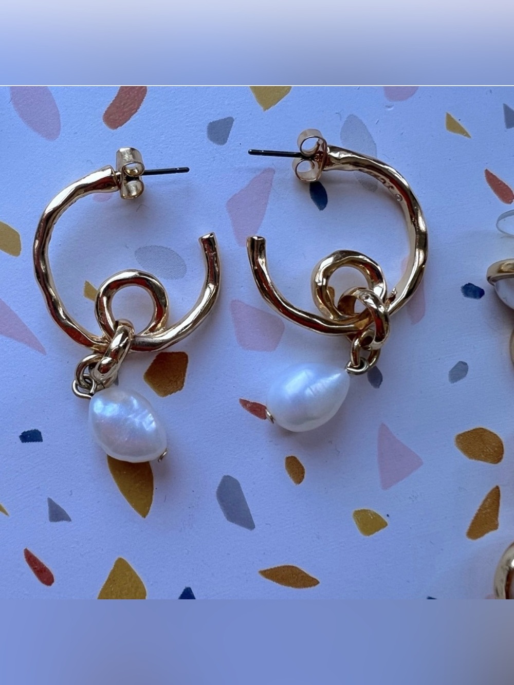 J. Crew pearl earrings